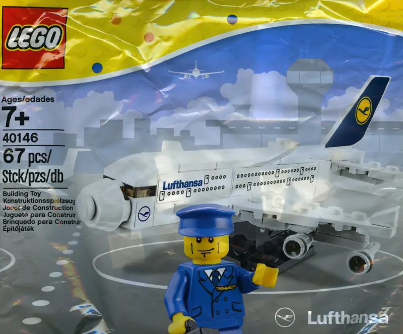 LEGO Promotional 40146 Lufthansa Plane set