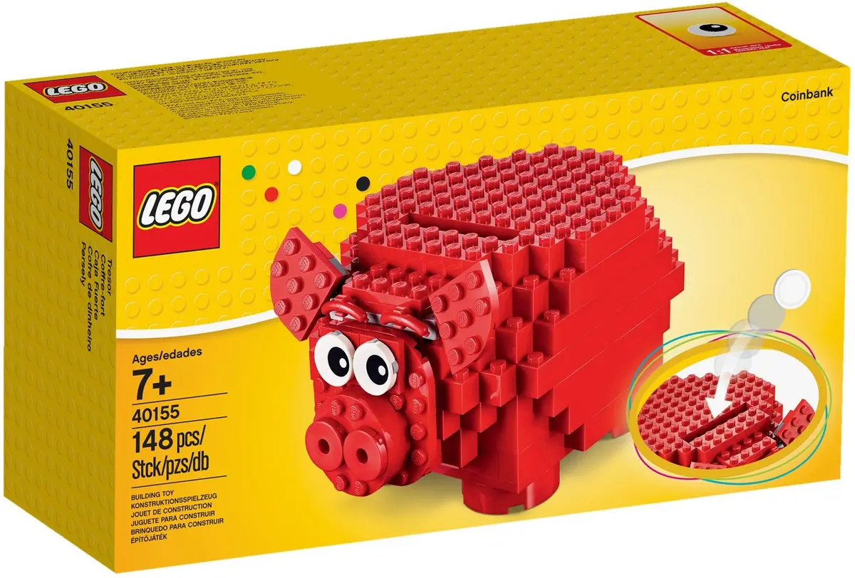 LEGO Miscellaneous 40155 Piggy Coin Bank set, image 2