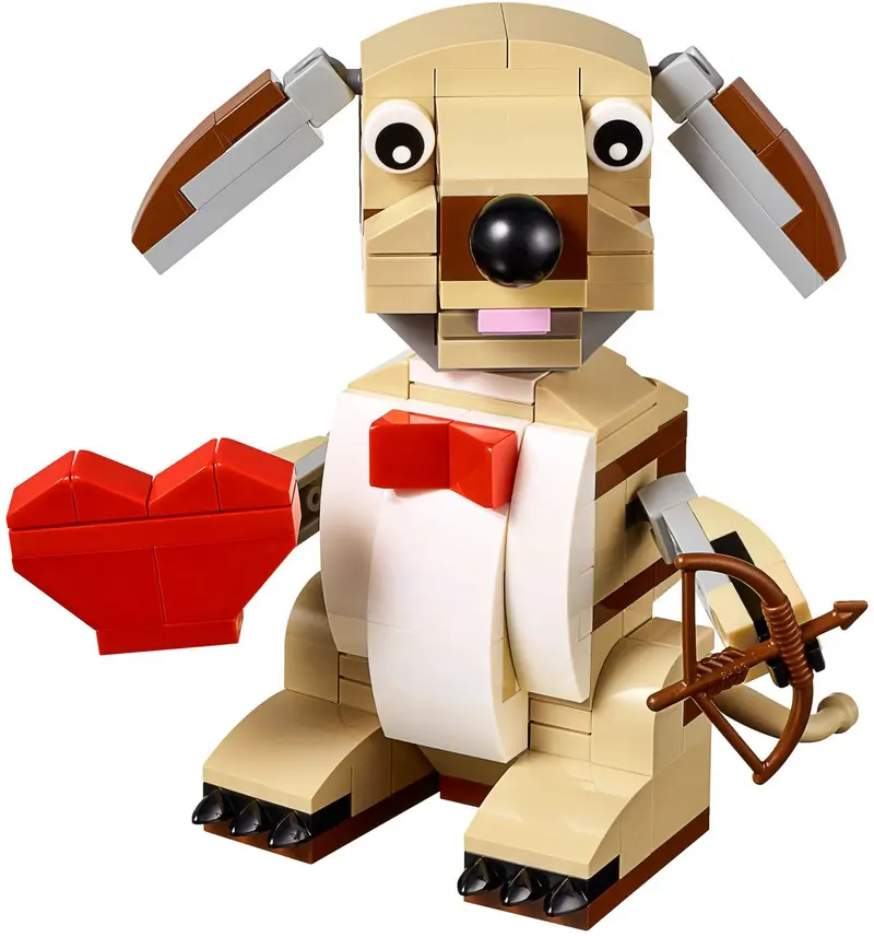 LEGO Seasonal 40201 Valentine's Cupid Dog set