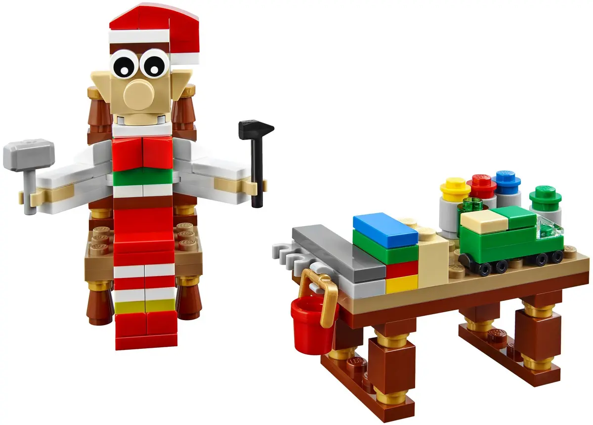 LEGO Seasonal 40205 Little Elf Helpers set, image 4