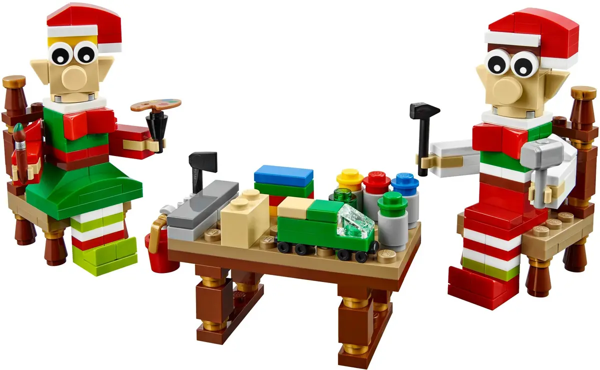 LEGO Seasonal 40205 Little Elf Helpers set, image 3