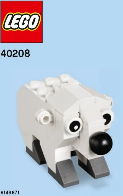 LEGO Promotional 40208 Polar Bear set