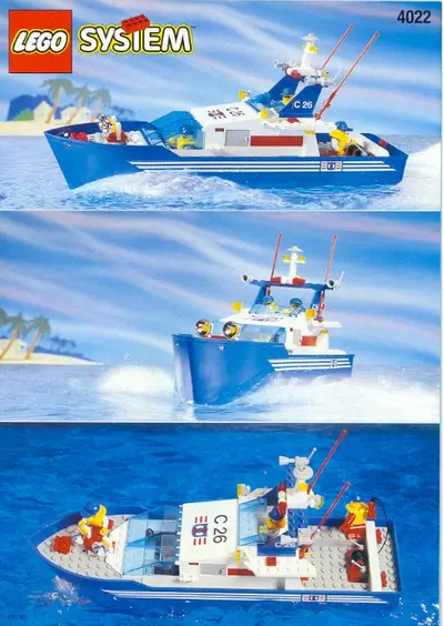LEGO Boats 4022 C26 Sea Cutter set