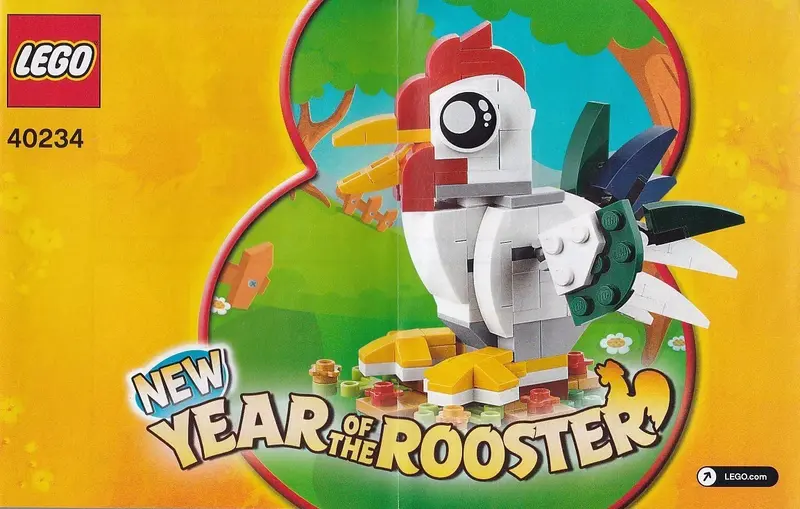 LEGO Seasonal 40234 Year of the Rooster set