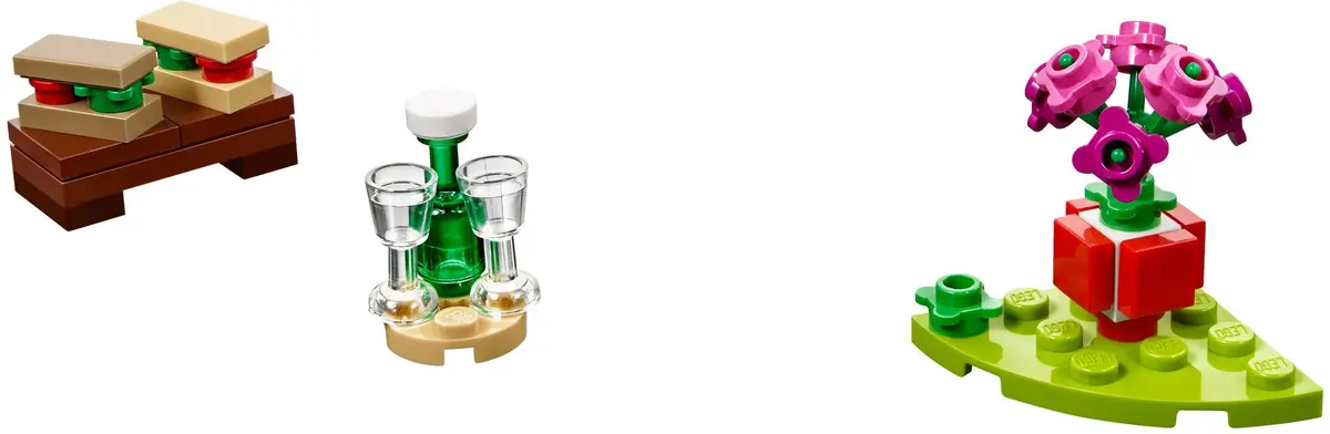 LEGO Seasonal 40236 Romantic Valentine Picnic set, image 4