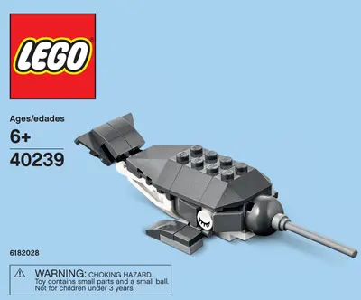 LEGO Promotional 40239 Narwhal set