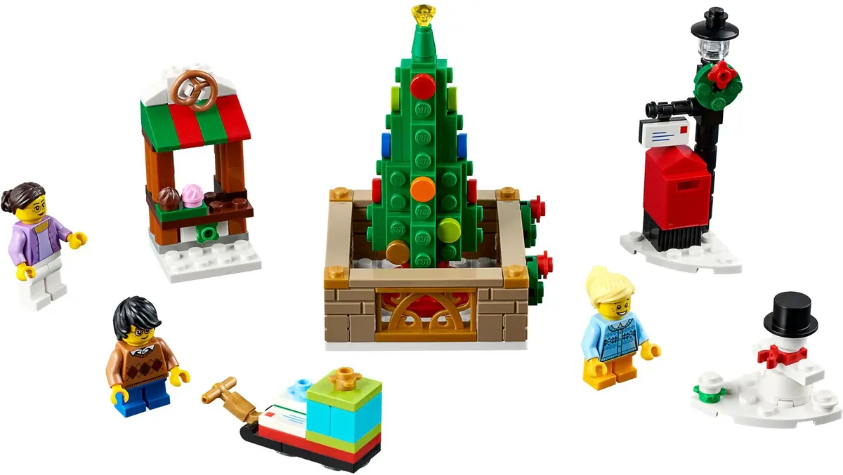 LEGO Seasonal 40263 Christmas Town Square set