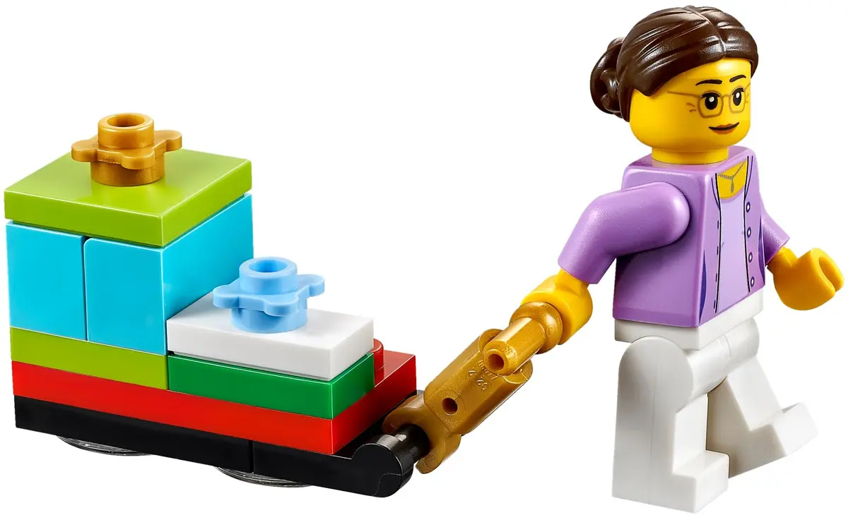 LEGO Seasonal 40263 Christmas Town Square set, image 3