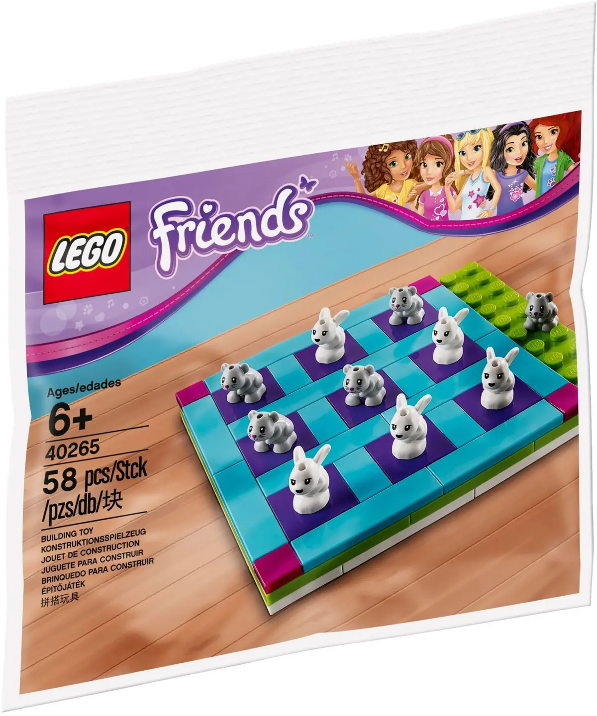 LEGO Friends 40265 Tic-Tac-Toe set, image 2
