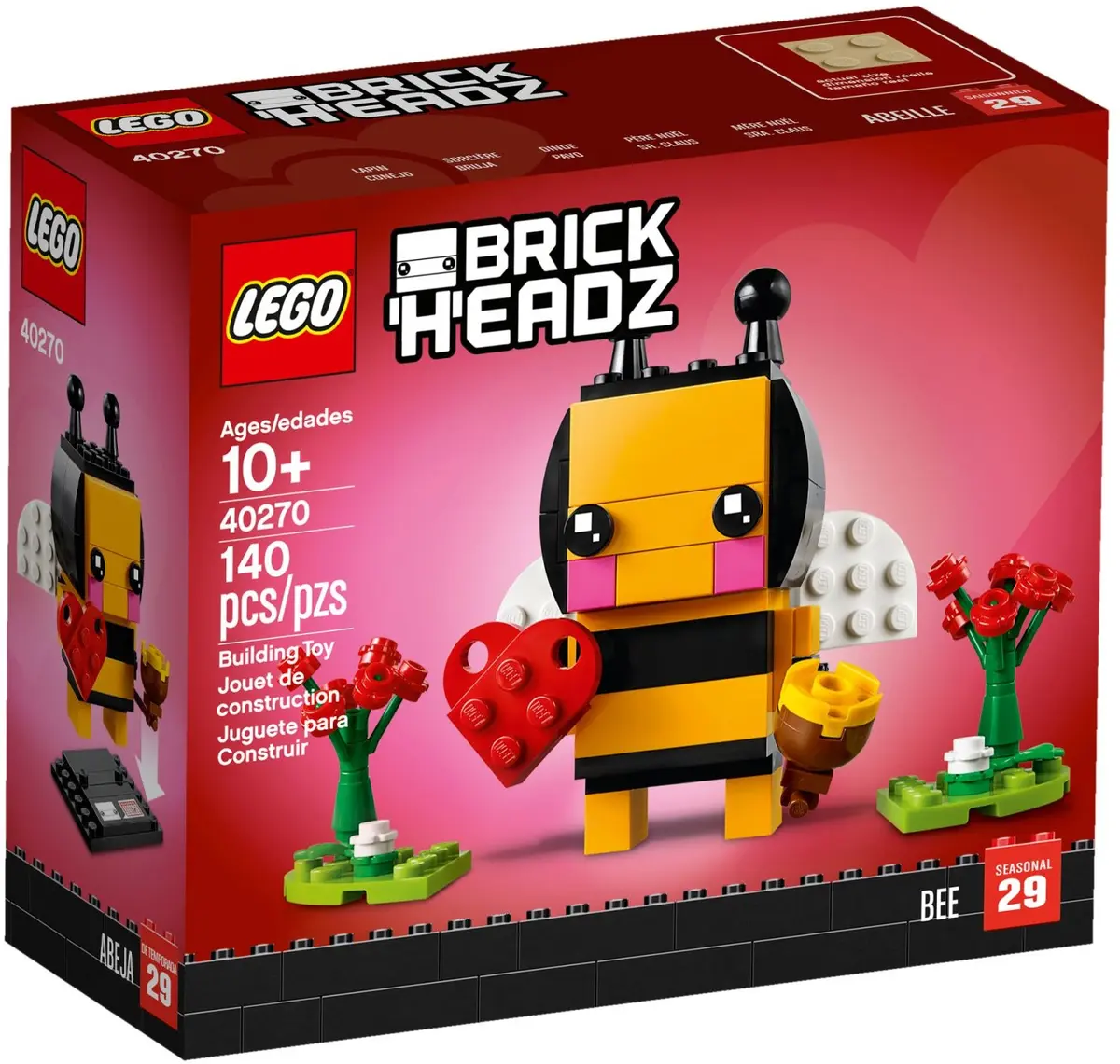 LEGO BrickHeadz 40270 Valentine's Bee set, image 2