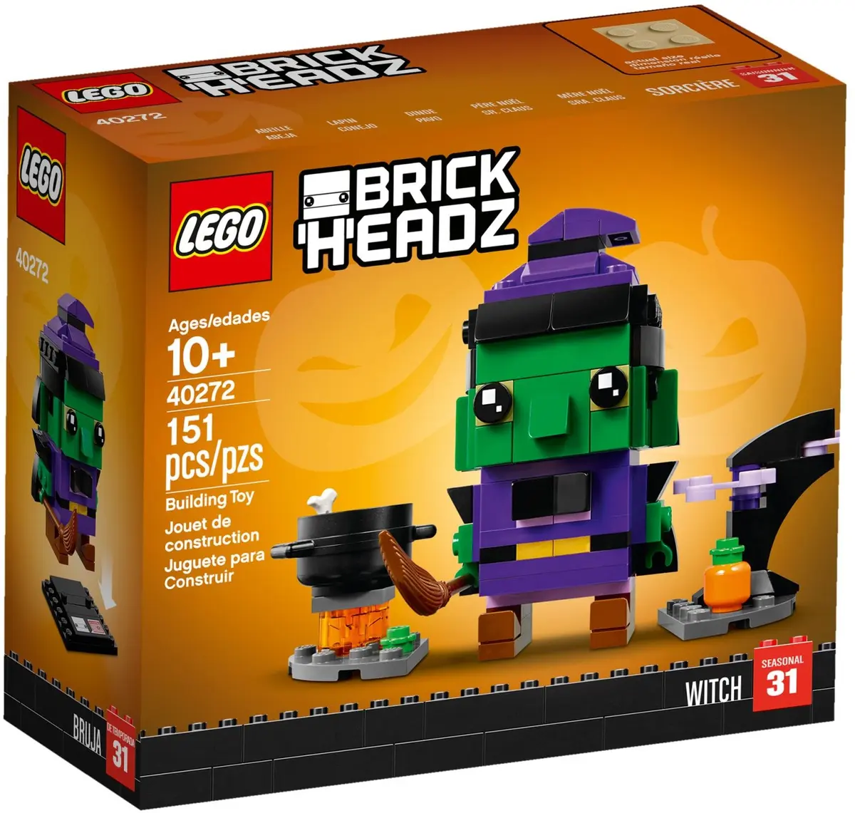 LEGO BrickHeadz 40272 Halloween Witch set, image 2