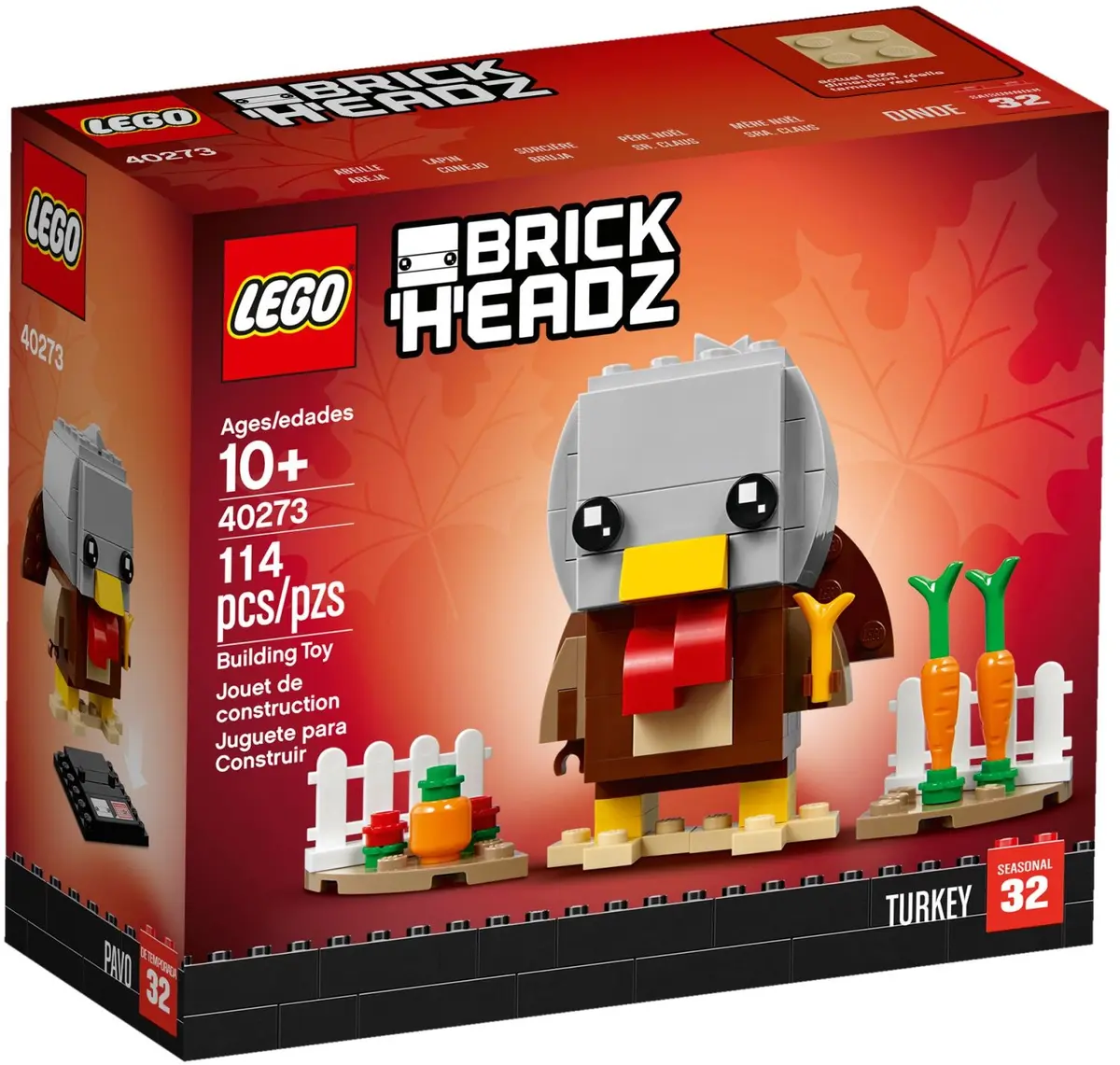 LEGO BrickHeadz 40273 Thanksgiving Turkey set, image 2