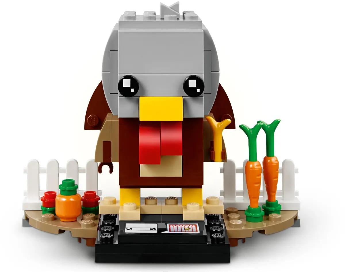 LEGO BrickHeadz 40273 Thanksgiving Turkey set, image 3