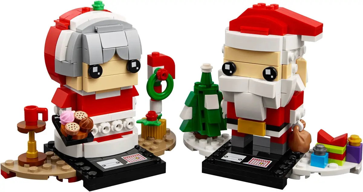 LEGO BrickHeadz 40274 Mr. & Mrs. Claus set