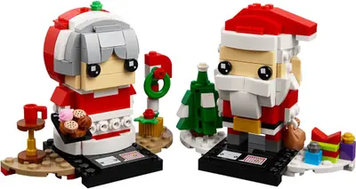 LEGO BrickHeadz 40274 Mr. & Mrs. Claus set