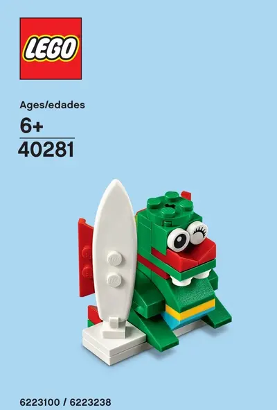 LEGO Promotional 40281 Surfer Dragon set