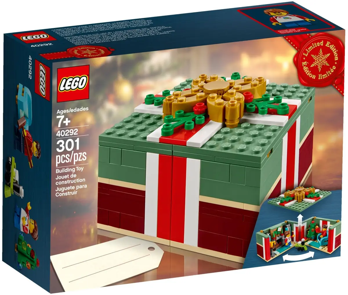 LEGO Seasonal 40292 Christmas Gift Box set, image 2