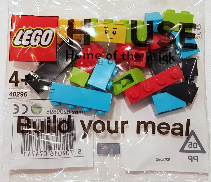 LEGO Promotional 40296 LEGO House Build Your Meal Brick Bag set