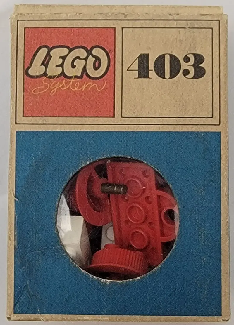 LEGO System 403 Train Couplers and Wheels (System) set