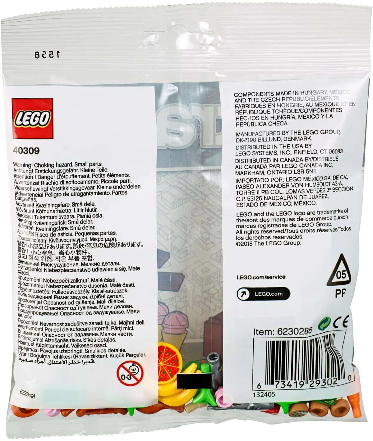 LEGO Xtra 40309 Food Accessories set, image 3