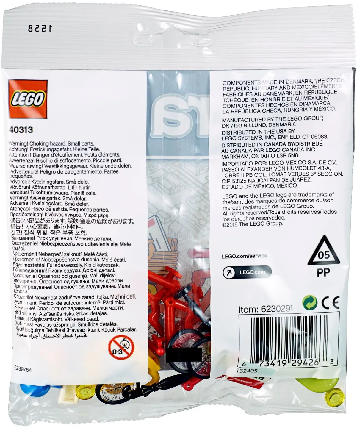 LEGO Xtra 40313 Bicycles set, image 3