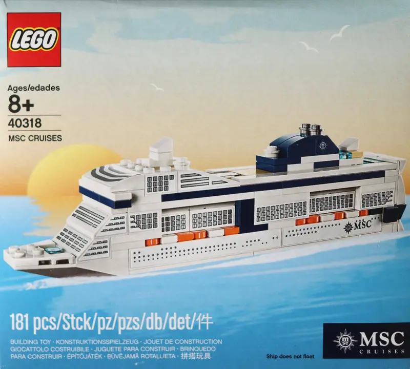 LEGO Promotional 40318 MSC Cruises set