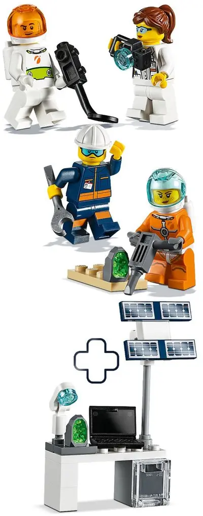 LEGO City 40345 Mars Exploration Minifigure Pack set, image 2