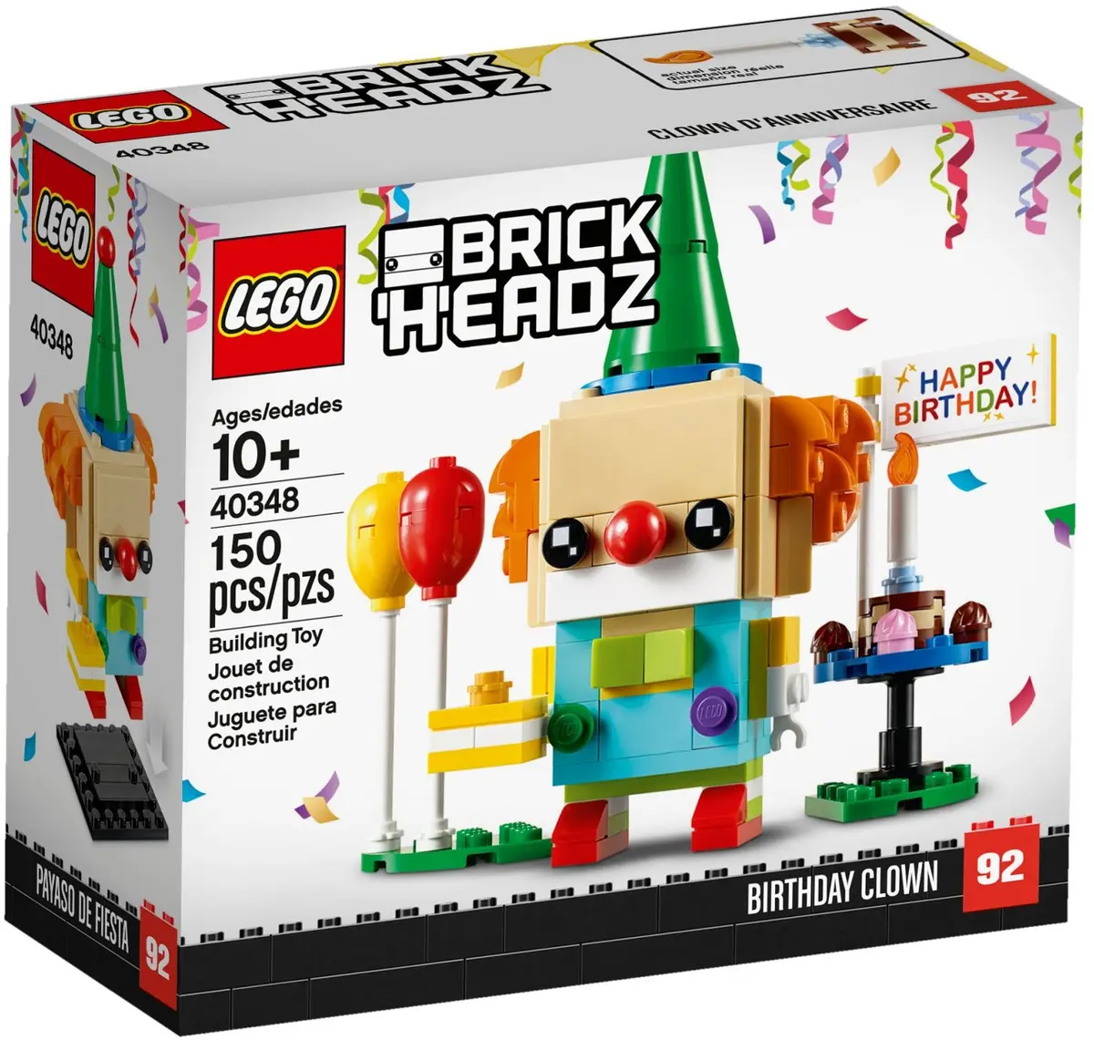 LEGO BrickHeadz 40348 Birthday Clown set, image 2