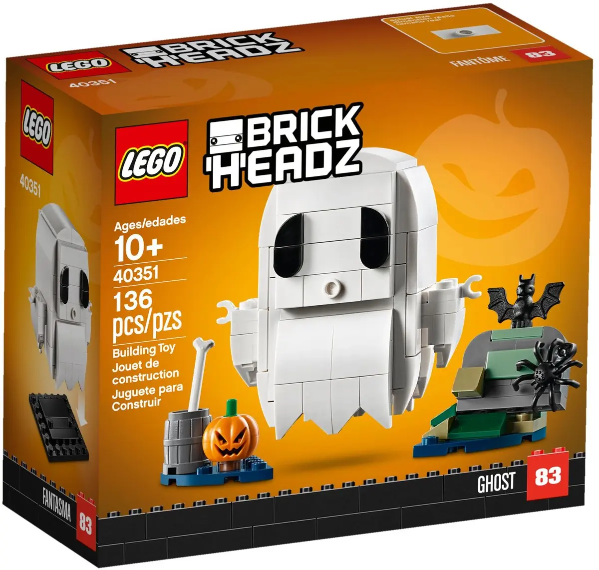 LEGO BrickHeadz 40351 Halloween Ghost set, image 2