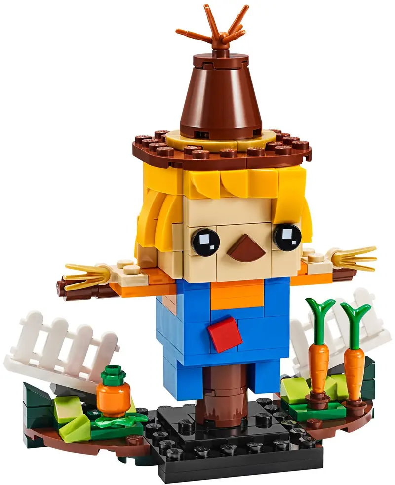 LEGO BrickHeadz 40352 Thanksgiving Scarecrow set