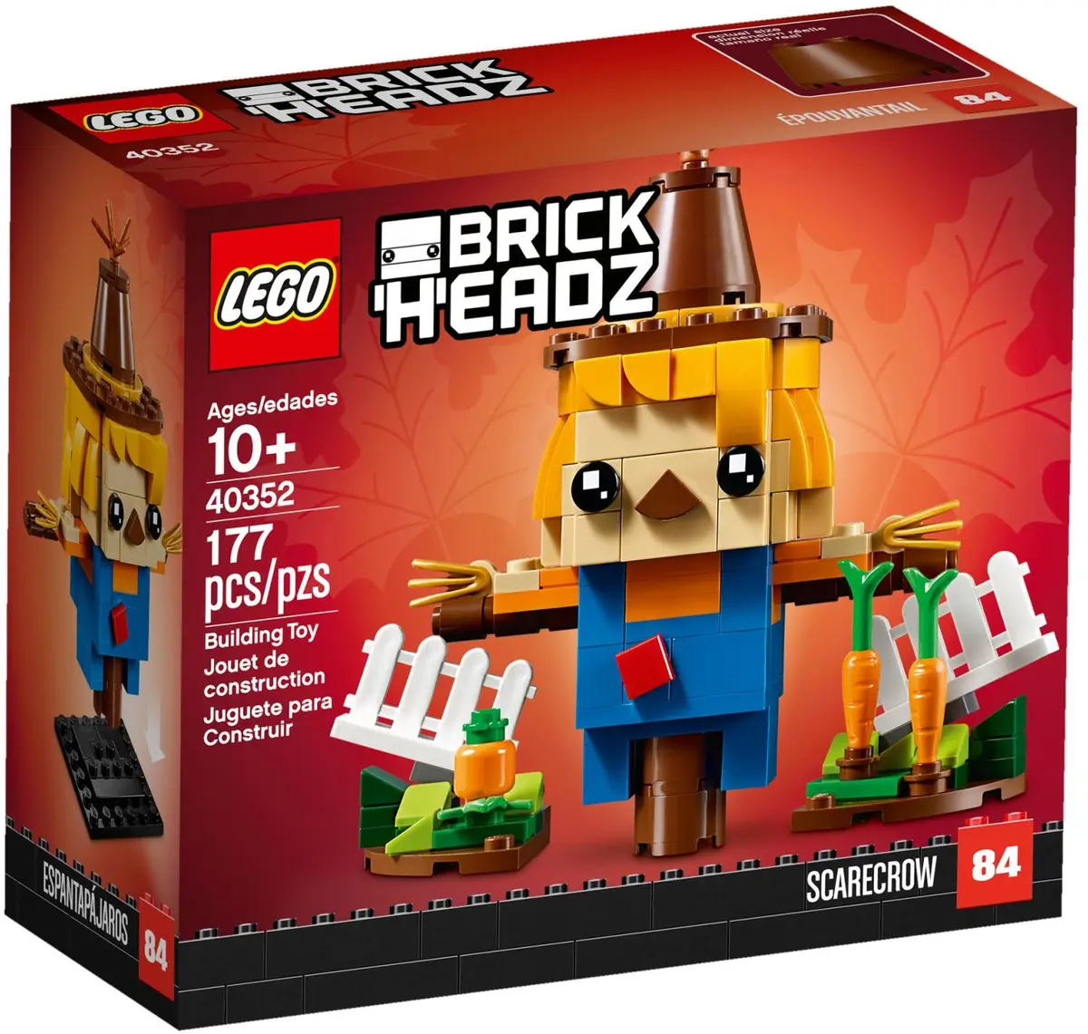 LEGO BrickHeadz 40352 Thanksgiving Scarecrow set, image 2