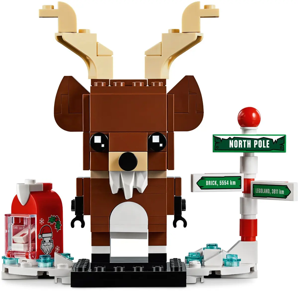 LEGO BrickHeadz 40353 Reindeer, Elf and Elfie set, image 4