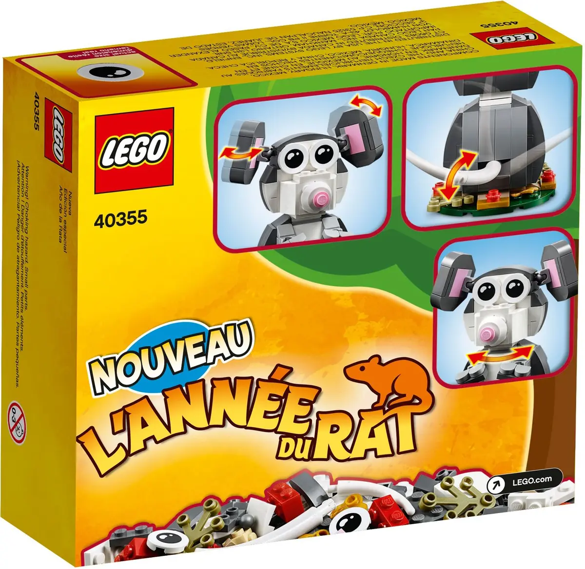 LEGO Seasonal 40355 Year of the Rat set, image 7