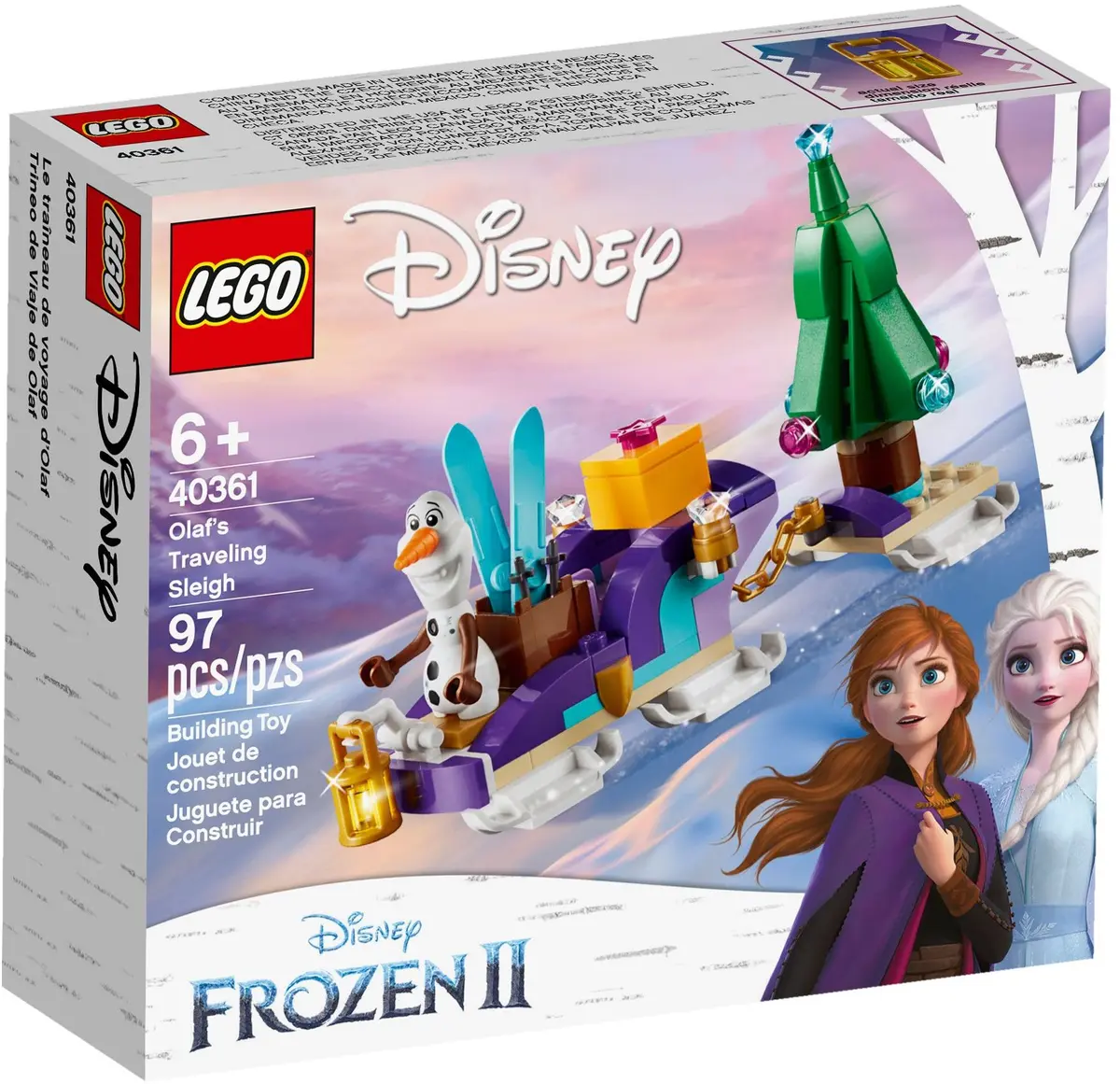 LEGO Disney 40361 Olaf's Traveling Sleigh set, image 2