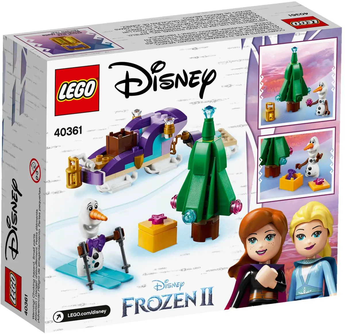 LEGO Disney 40361 Olaf's Traveling Sleigh set, image 5