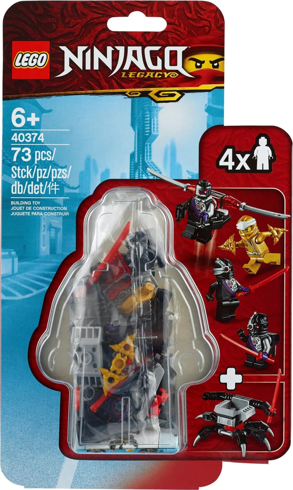 LEGO Ninjago 40374 Golden Zane Accessory Set set, image 3