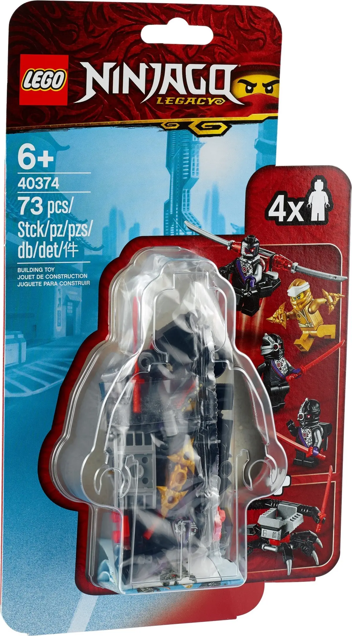 LEGO Ninjago 40374 Golden Zane Accessory Set set, image 2