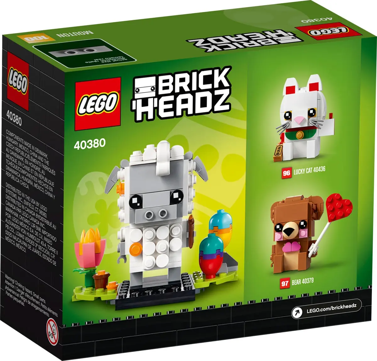 LEGO BrickHeadz 40380 Easter Sheep set, image 3