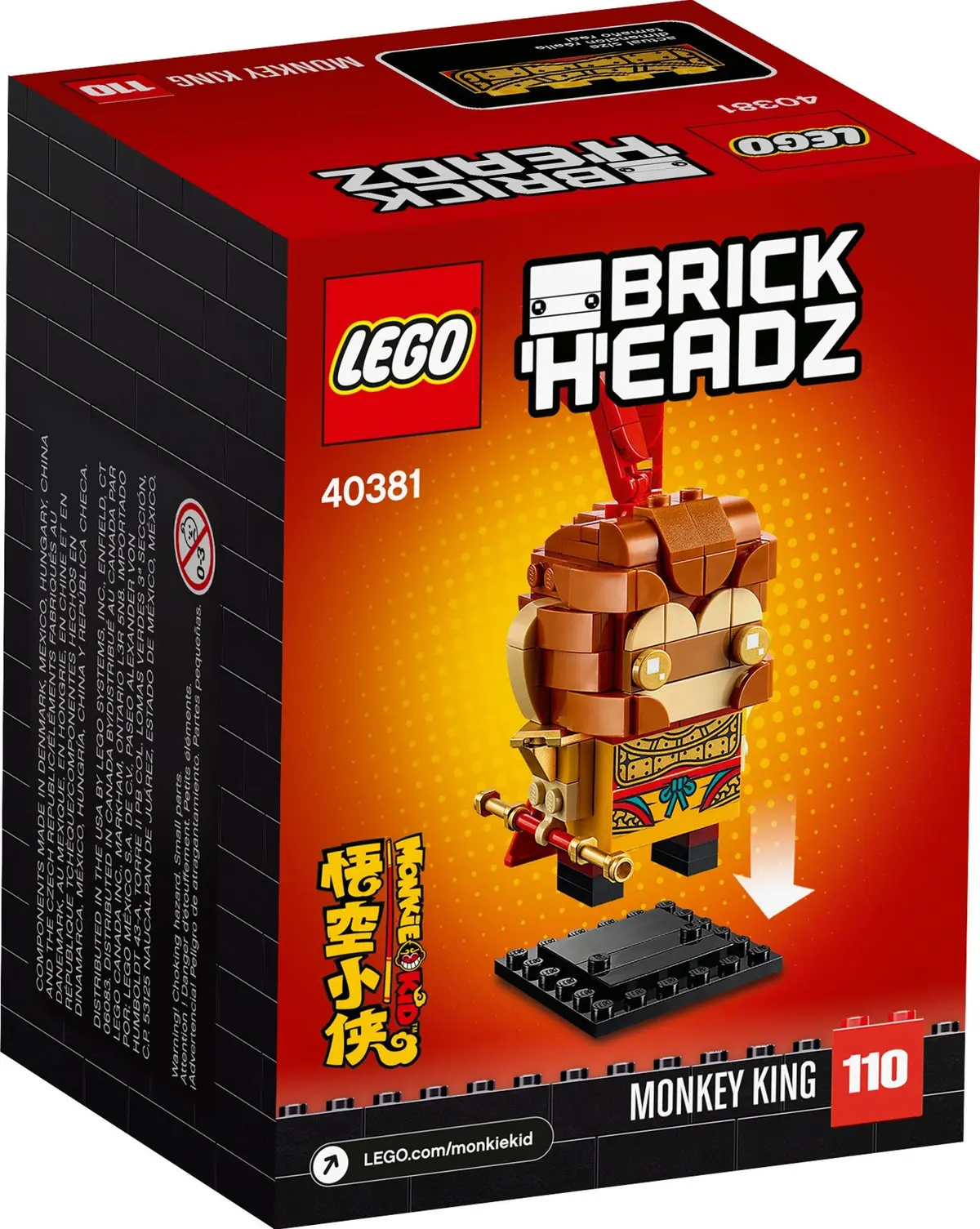 LEGO BrickHeadz 40381 Monkey King set, image 5