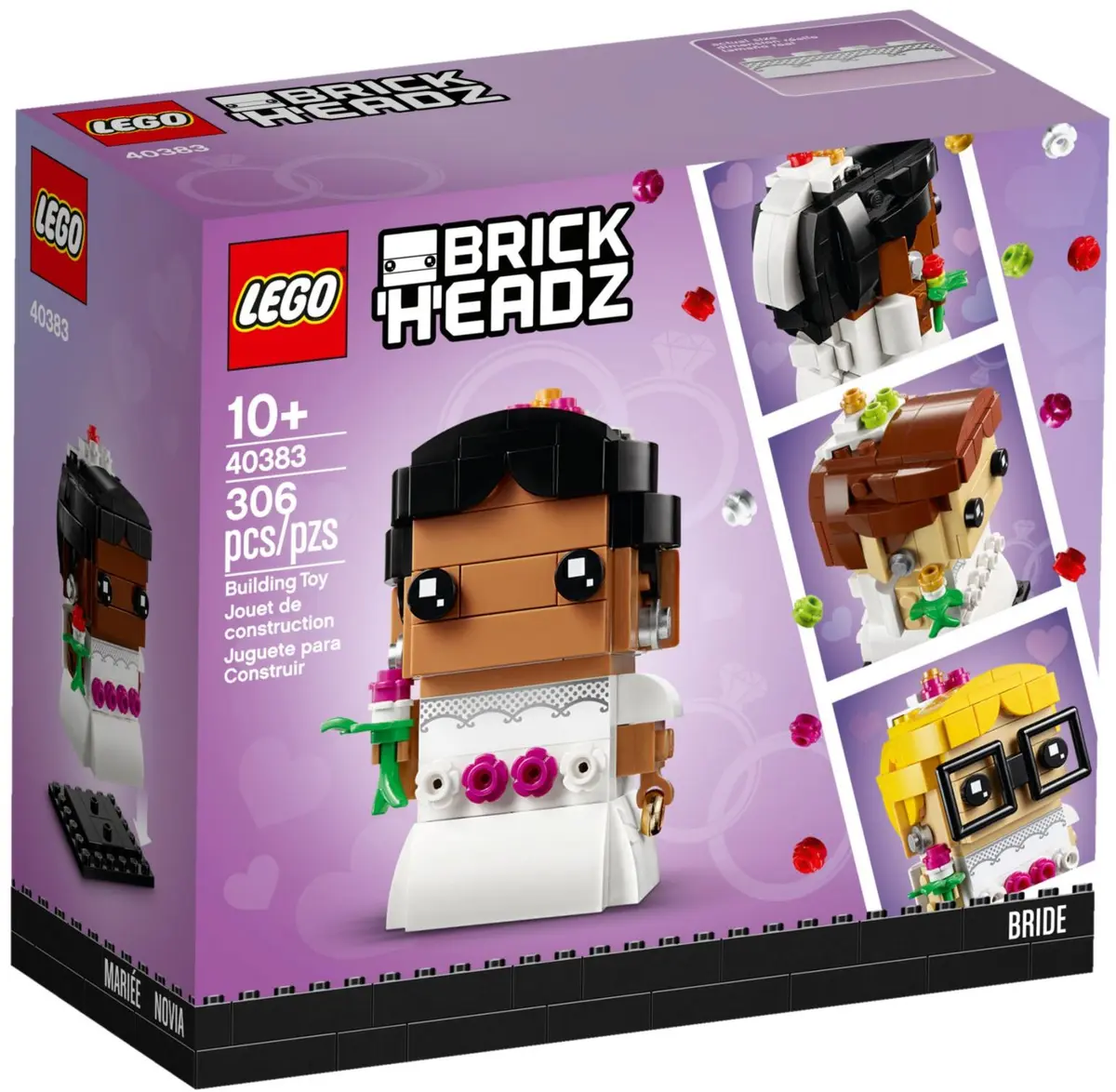 LEGO BrickHeadz 40383 Wedding Bride set, image 2