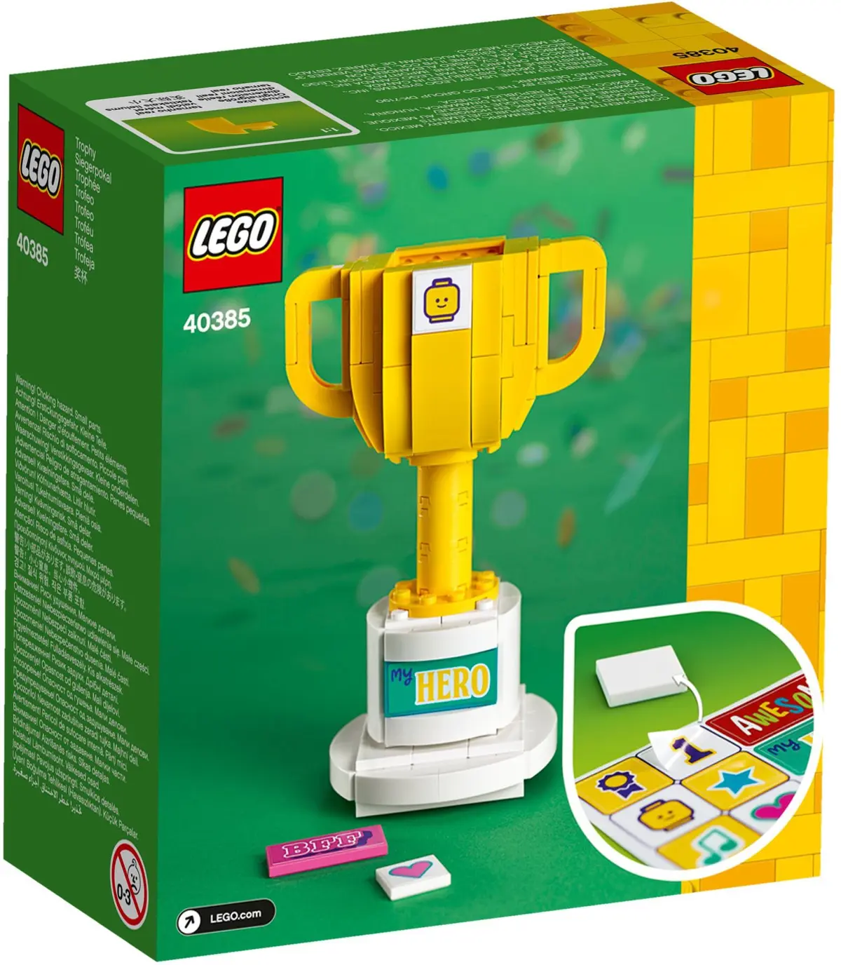 LEGO Miscellaneous 40385 Trophy set, image 3