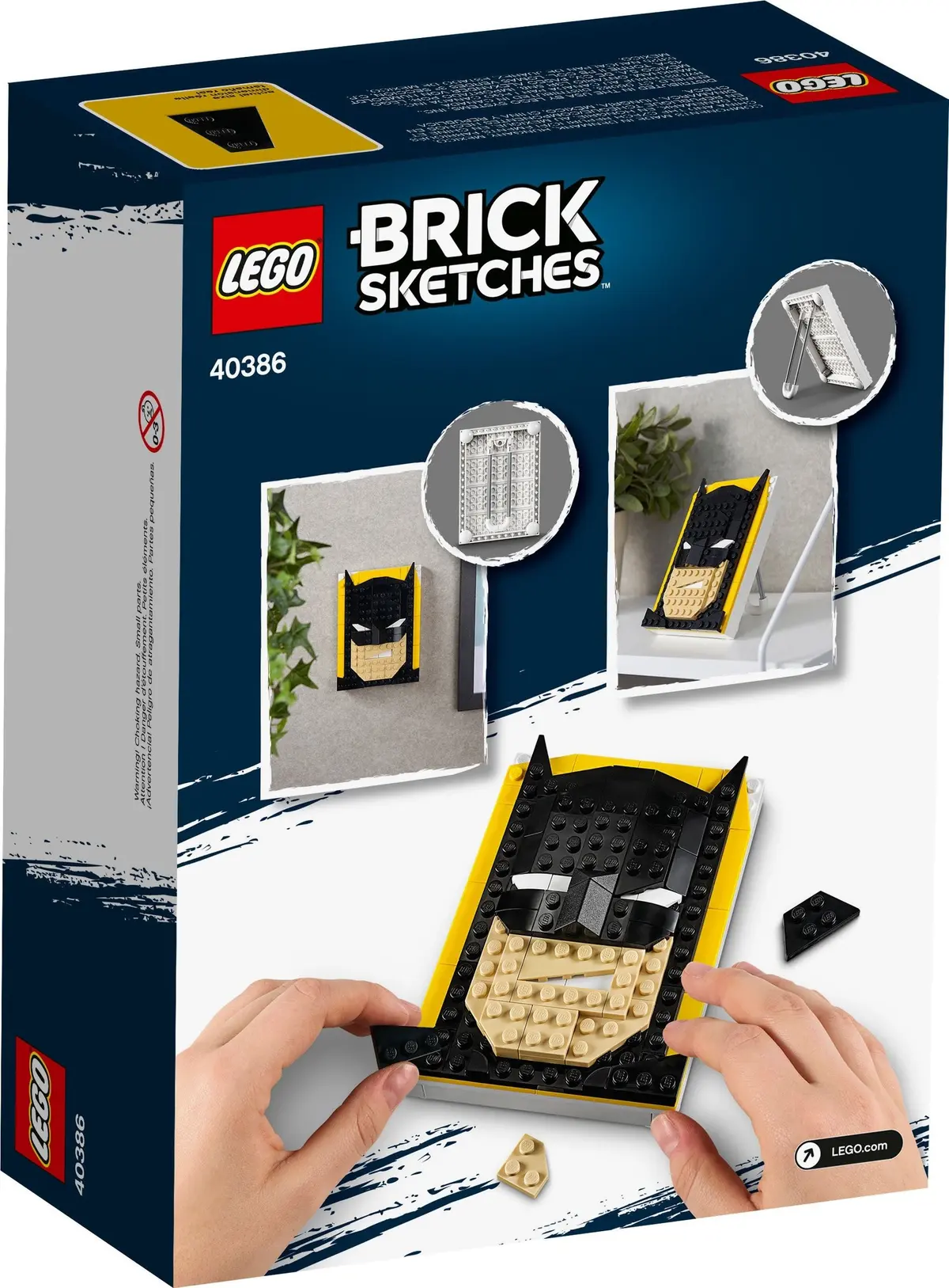 LEGO Brick Sketches 40386 Batman set, image 5