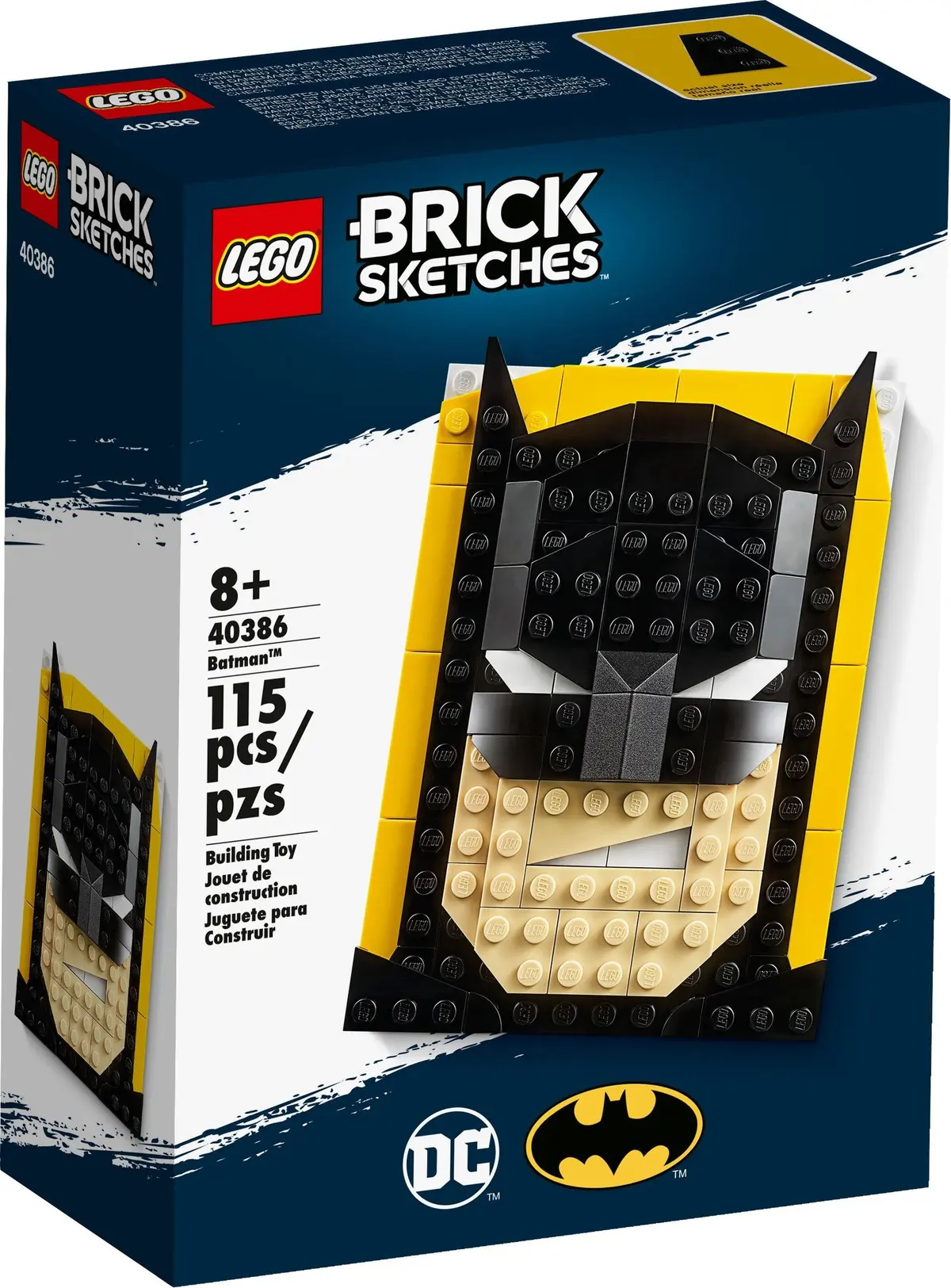 LEGO Brick Sketches 40386 Batman set, image 2