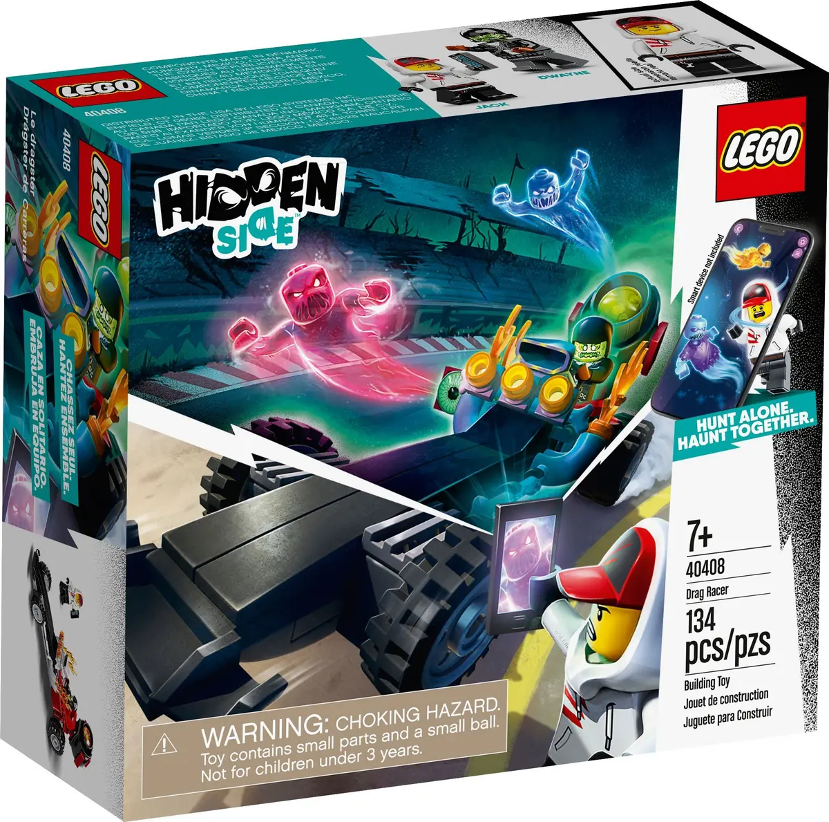 LEGO Hidden Side 40408 Drag Racer set, image 2