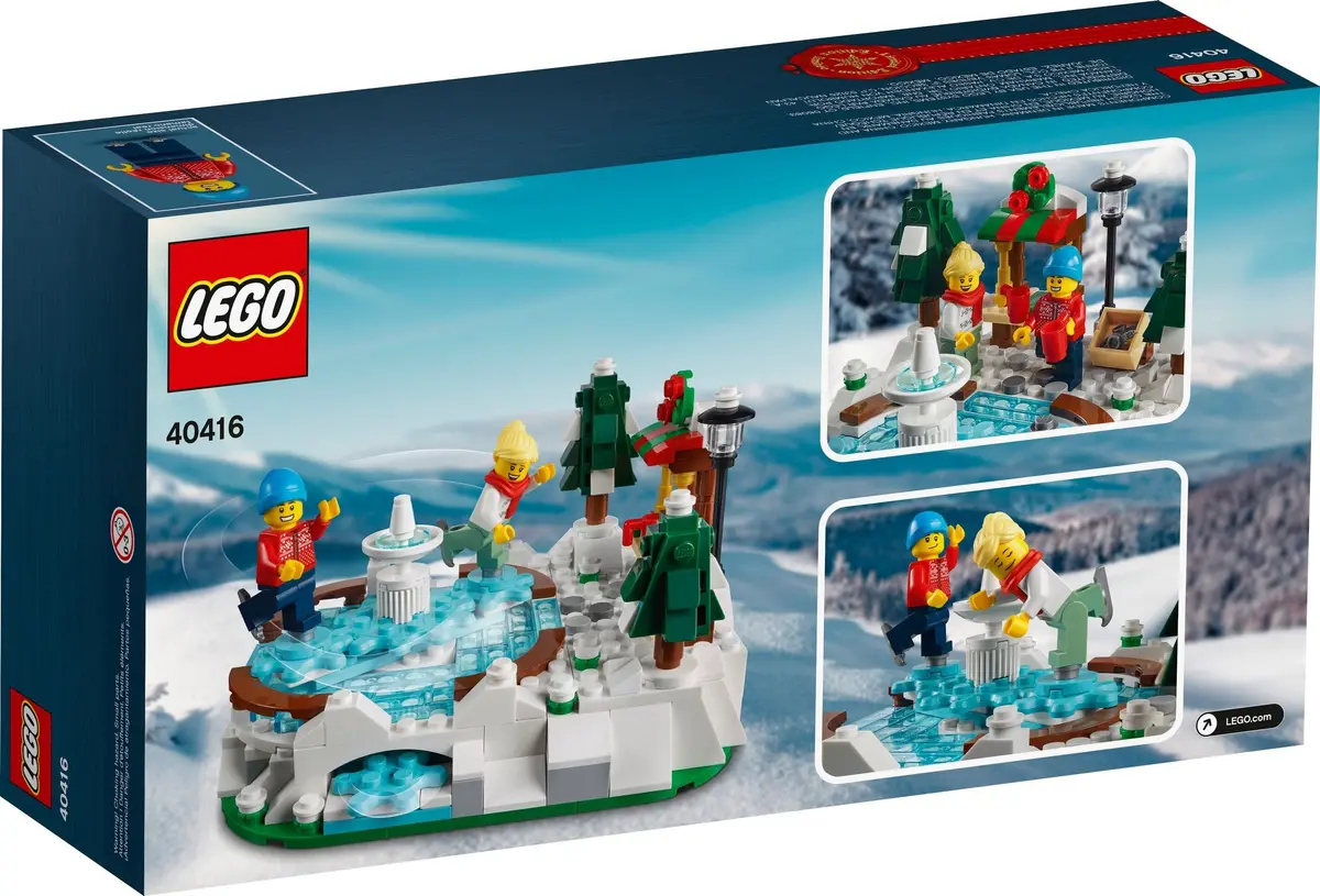 LEGO Seasonal 40416 Ice Skating Rink set, image 3