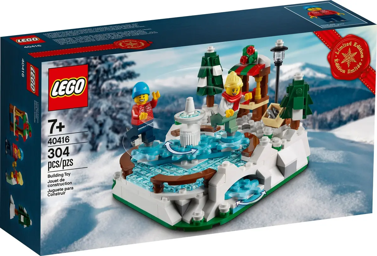 LEGO Seasonal 40416 Ice Skating Rink set, image 2