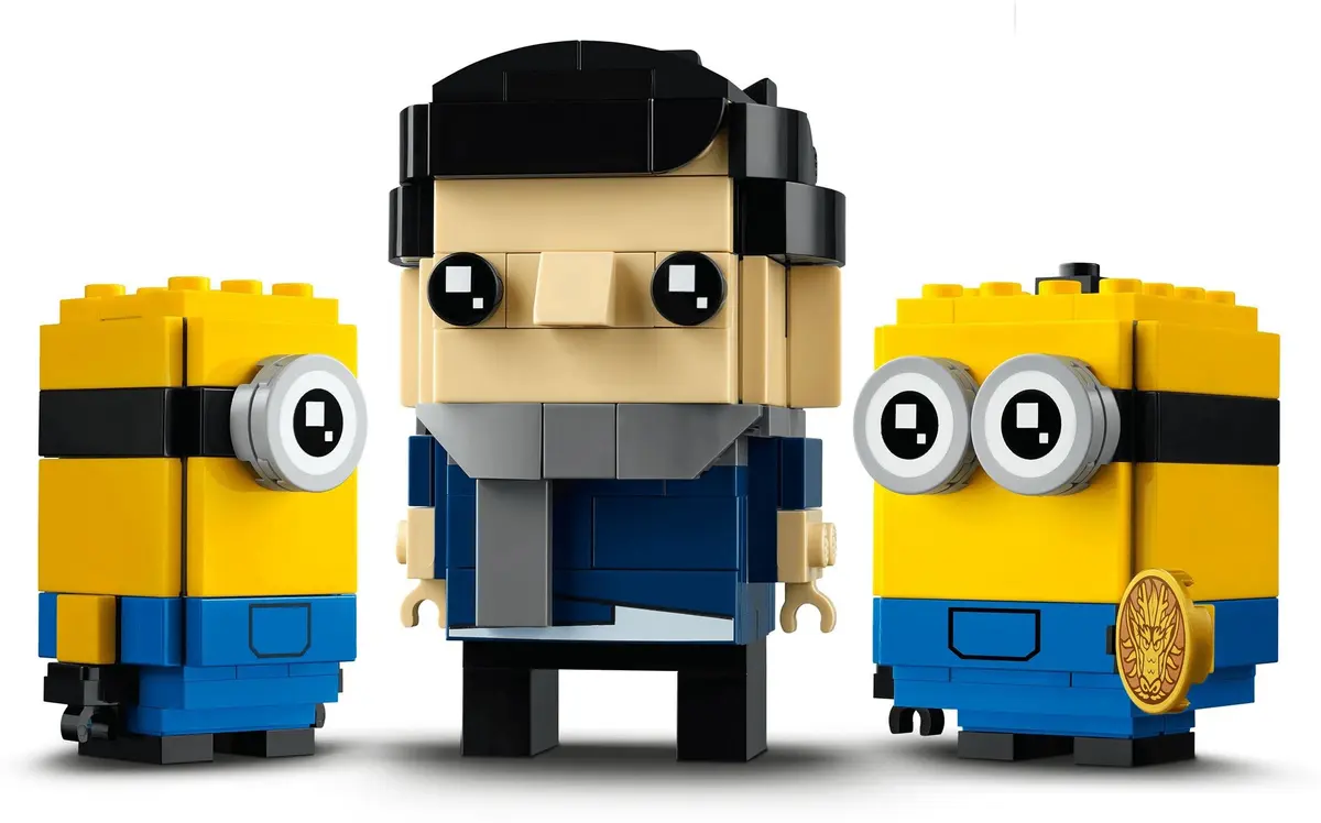LEGO BrickHeadz 40420 Gru, Stuart and Otto set, image 3