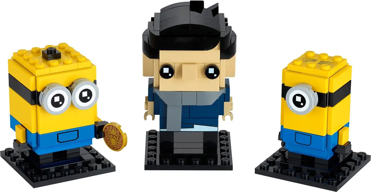 LEGO BrickHeadz 40420 Gru, Stuart and Otto set