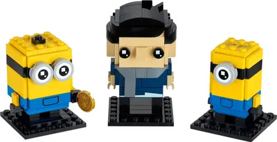 LEGO BrickHeadz 40420 Gru, Stuart and Otto set