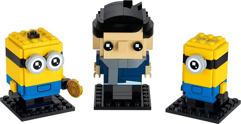 LEGO BrickHeadz 40420 Gru, Stuart and Otto set